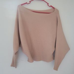 forever 21 nude batwing sweater